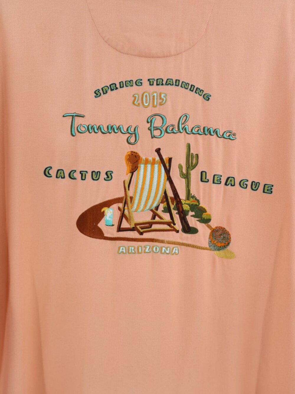 Tommy Bahama Shirt Mens XL Silk Cactus League Arizona Short Sleeve Button Up - Picture 2 of 14